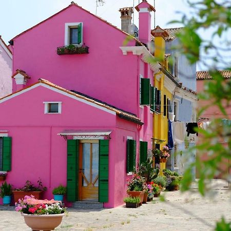 Night Galleria Holiday Home - Bed & Art In Burano - The Pink House Luaran gambar